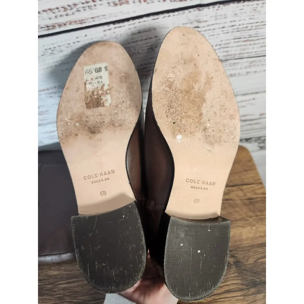 Cole Haan Women's Crown Leather Riding Boots size 6